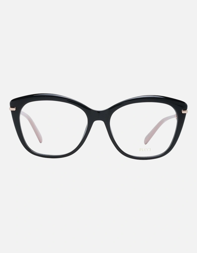 Square Full-Rim Plastic Frame Sunglasses Women - Black