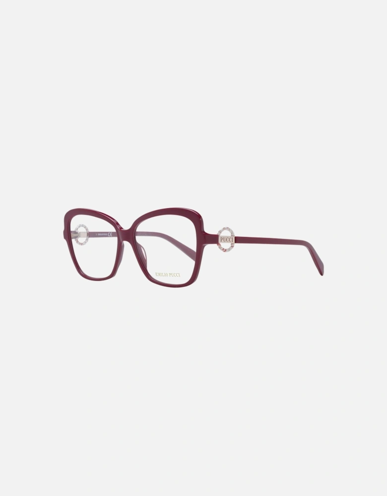Butterfly Full-Rim Plastic Frame Glasses Women - Red