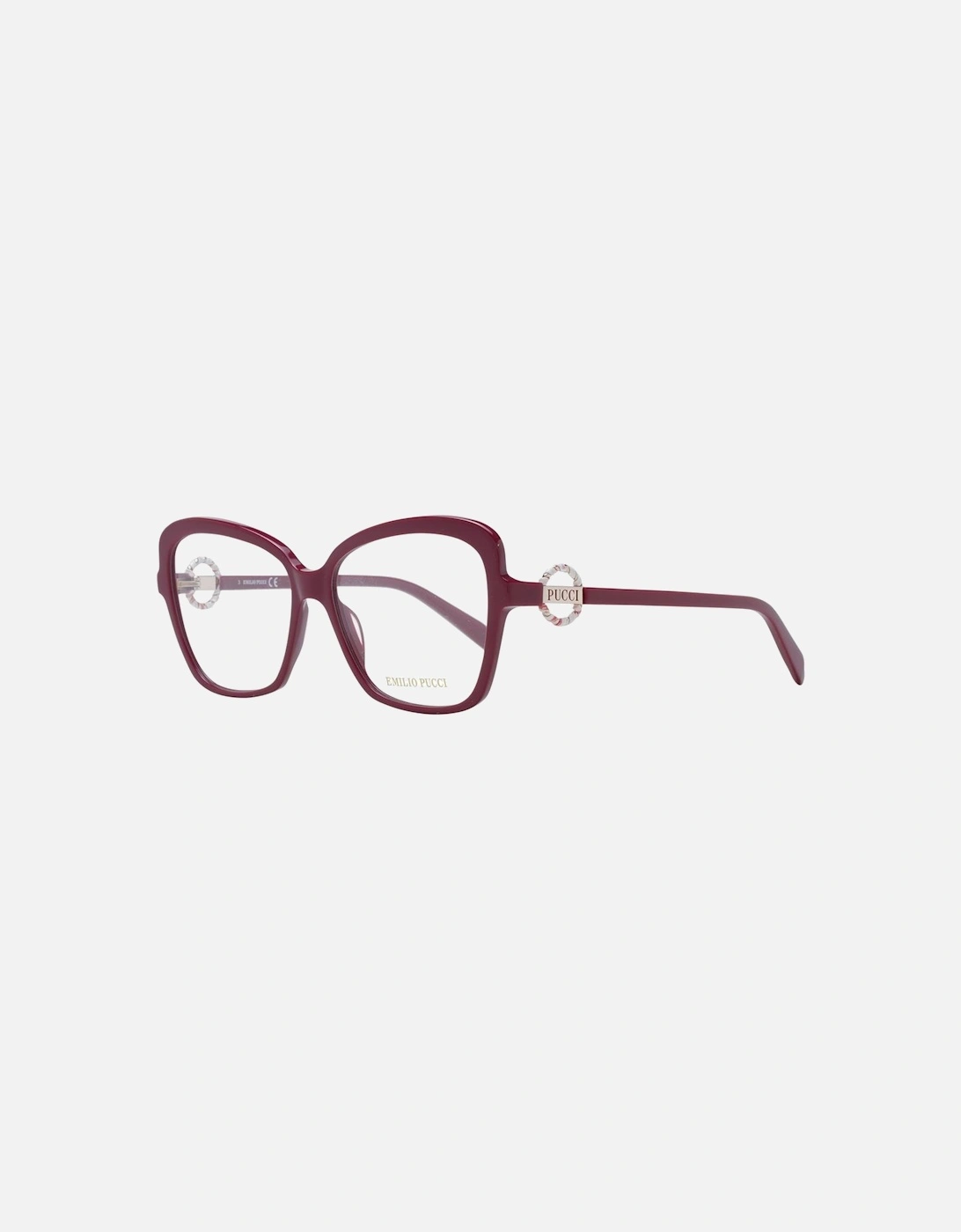 Butterfly Full-Rim Plastic Frame Glasses Women - Red, 4 of 3