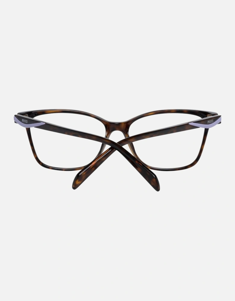Full-Rim Plastic Frame Sunglasses with Branded Case Women - Brown