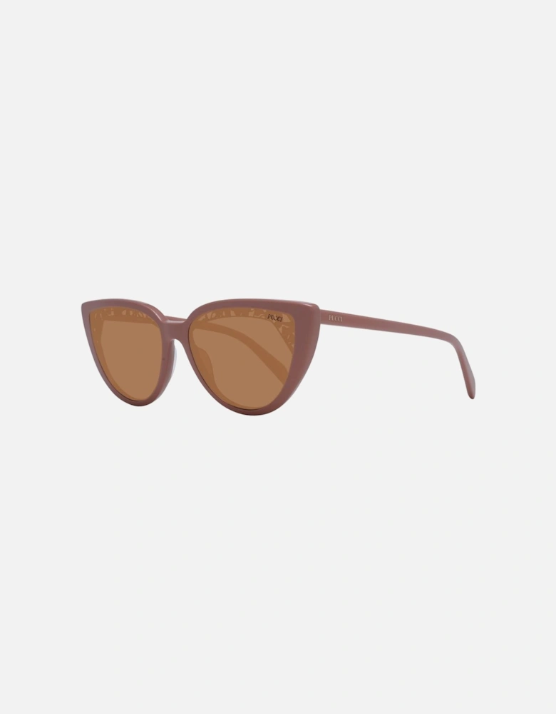 Cat Eye Full-Rim Sunglasses with Brown Lenses Women - Pink