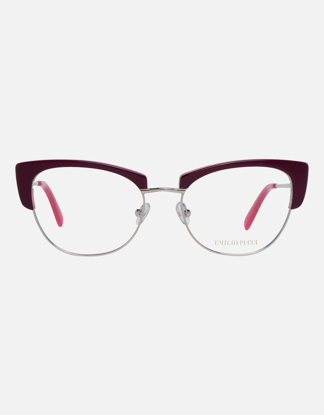 Cat Eye Full-Rim Metal & Plastic Glasses Women - Purple Frames