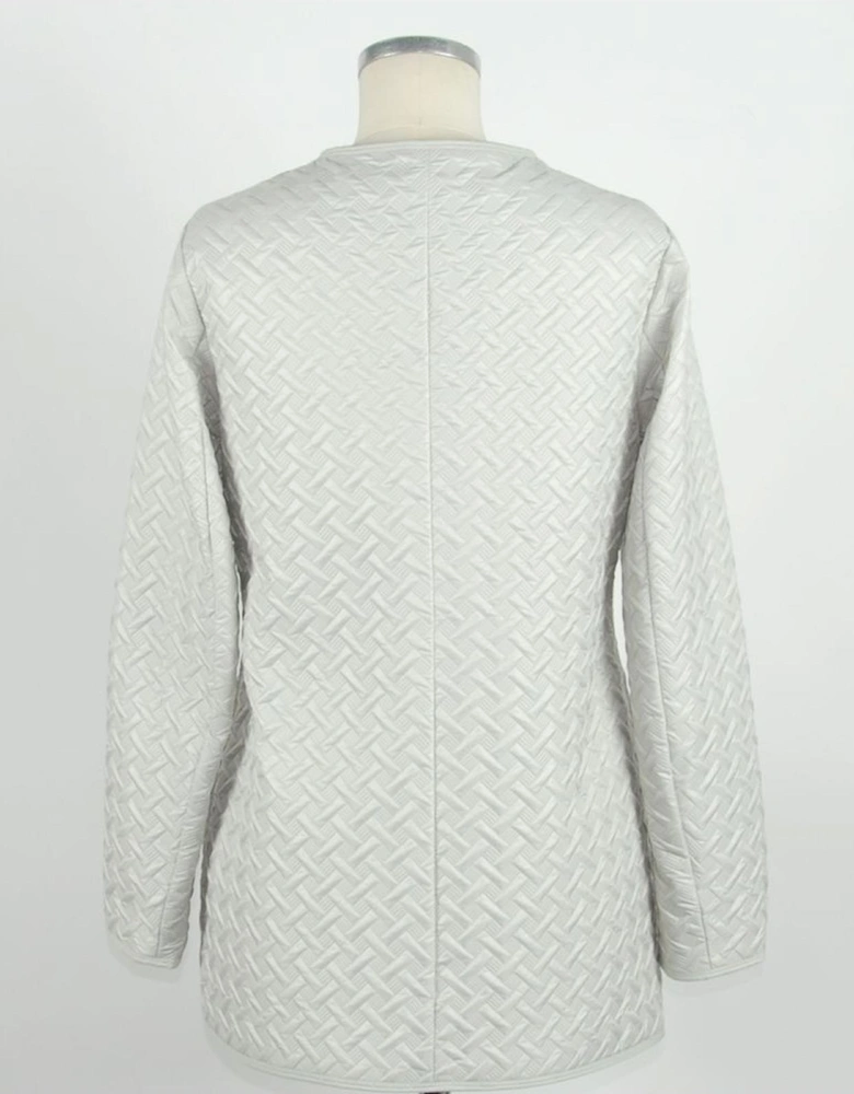 Quilted Leather Jacket EM957 Women - White Jackets