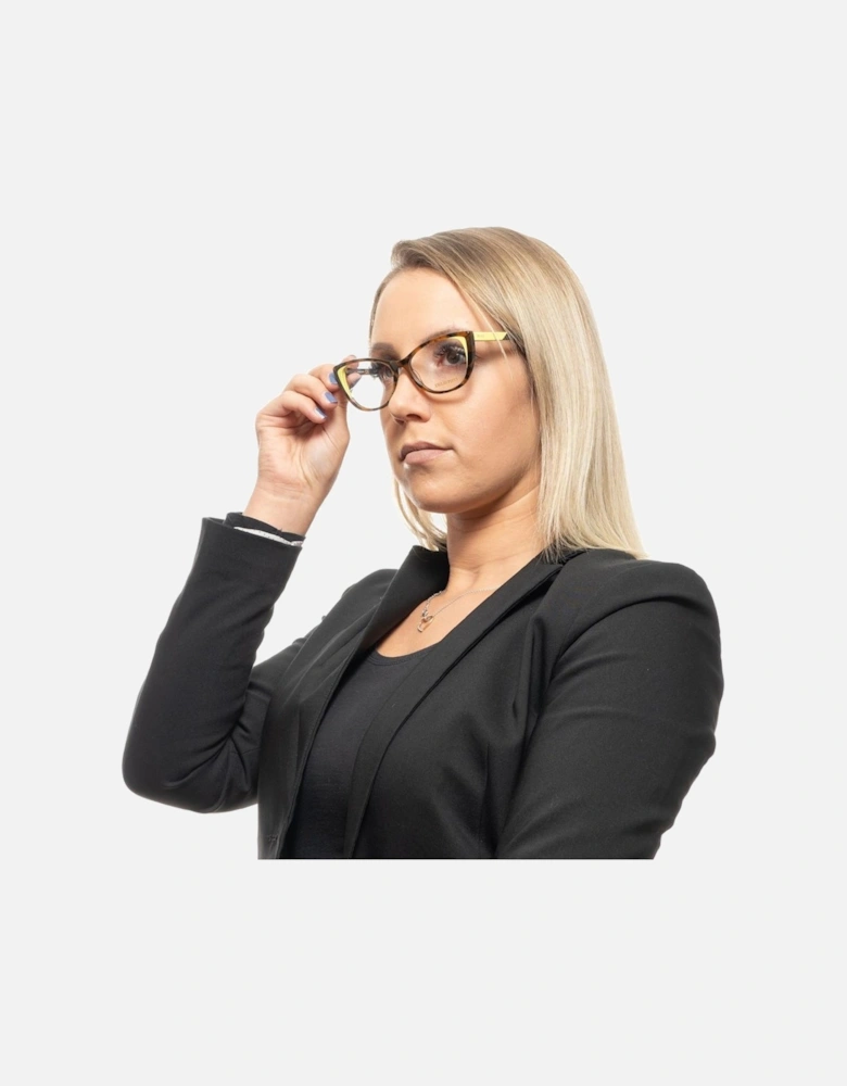 Cat Eye Full-Rim Plastic Sunglasses Women - Brown Frames