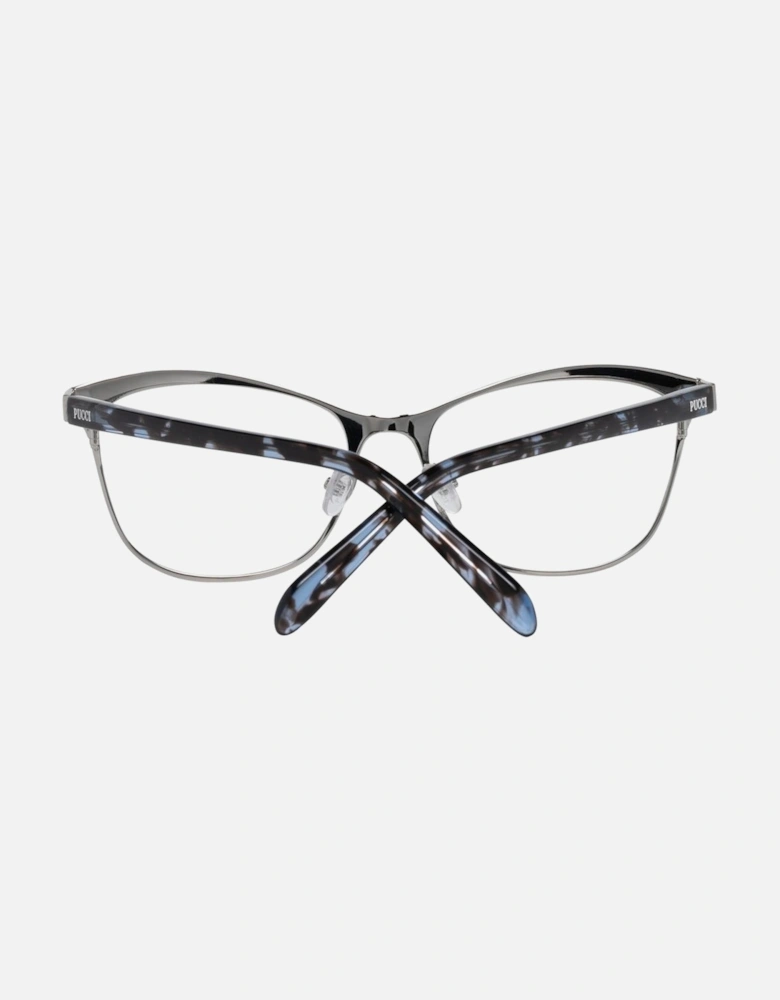 Full-Rim Metal & Plastic Frame Glasses Women - Silver