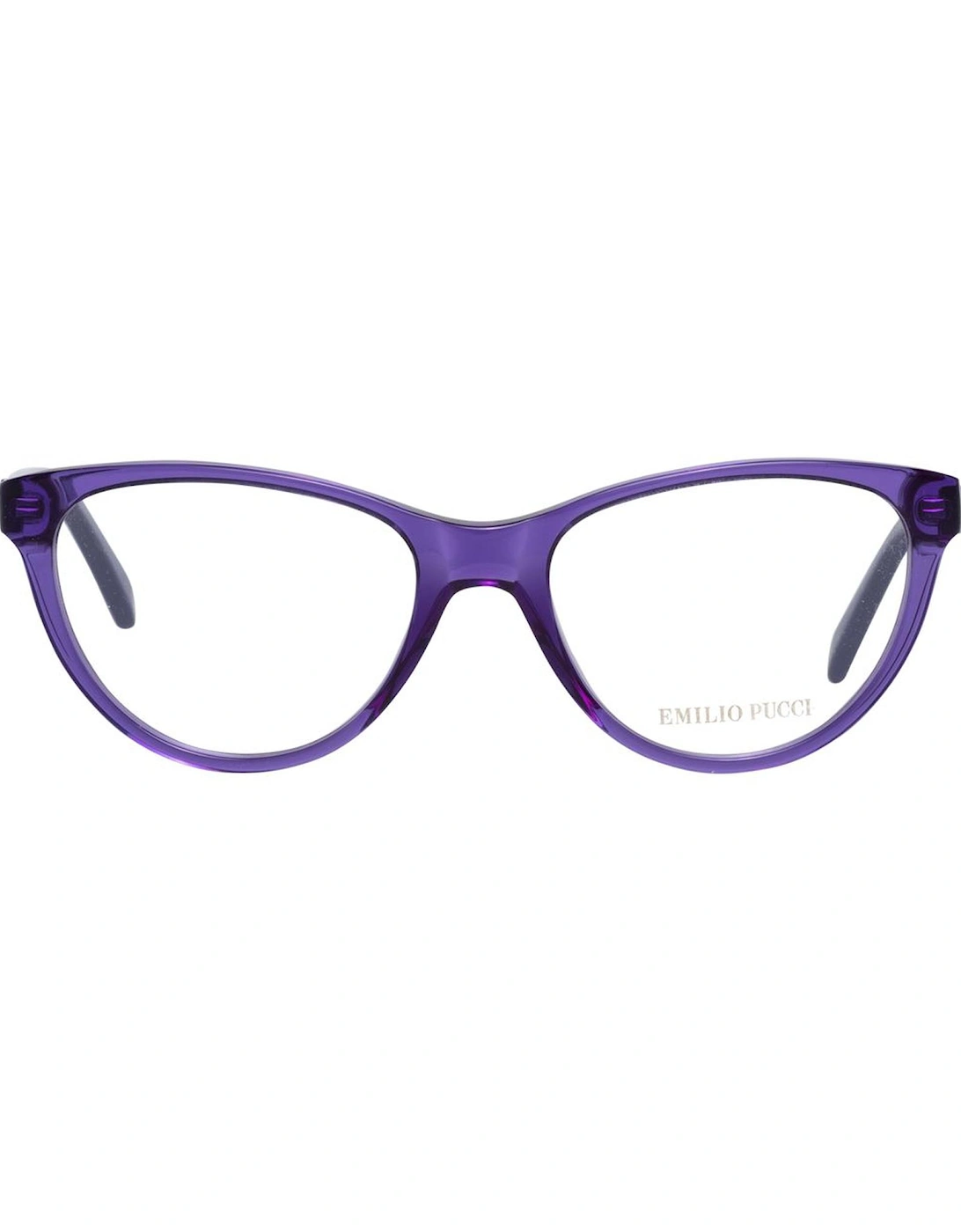 Full-Rim Plastic Frame Eyeglasses with Branded Case Women - Purple