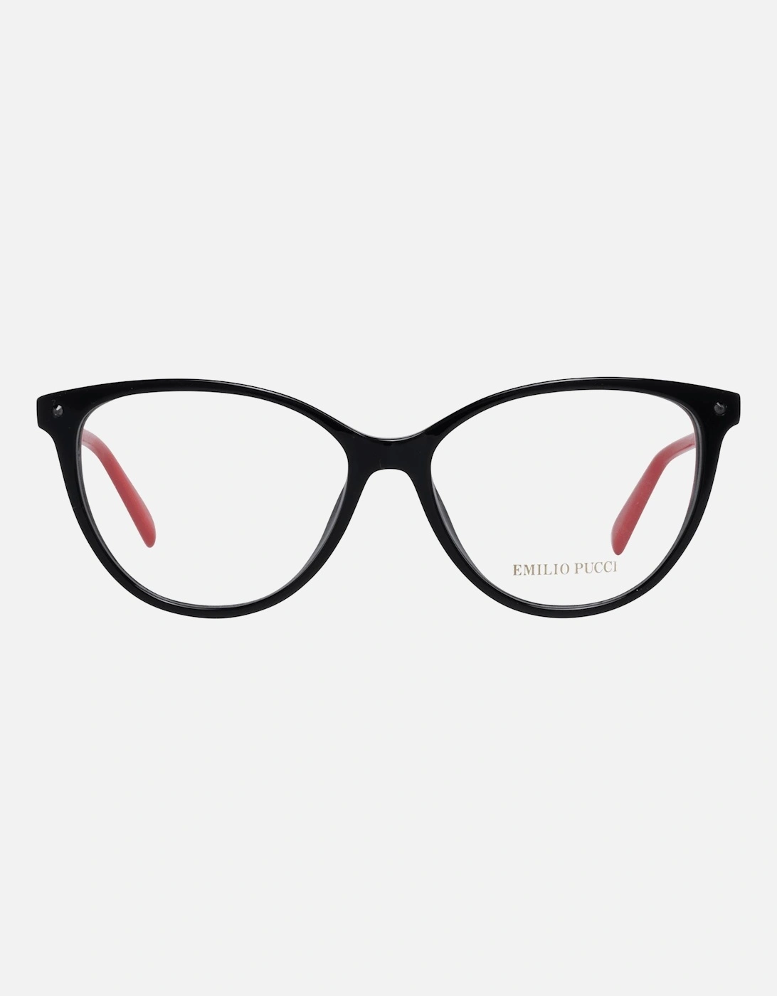 Full-Rim Plastic Frame Sunglasses with Branded Case Women - Black