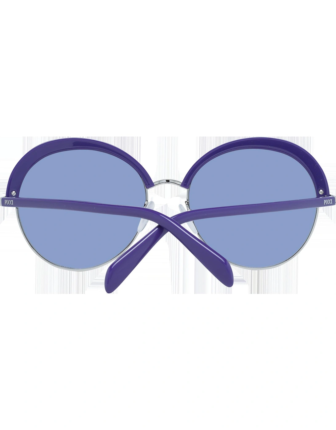 Oval Gradient Lens Metal & Plastic Sunglasses Women - Purple