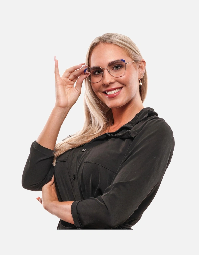 Full-Rim Metal & Plastic Frame Sunglasses Women - Gold