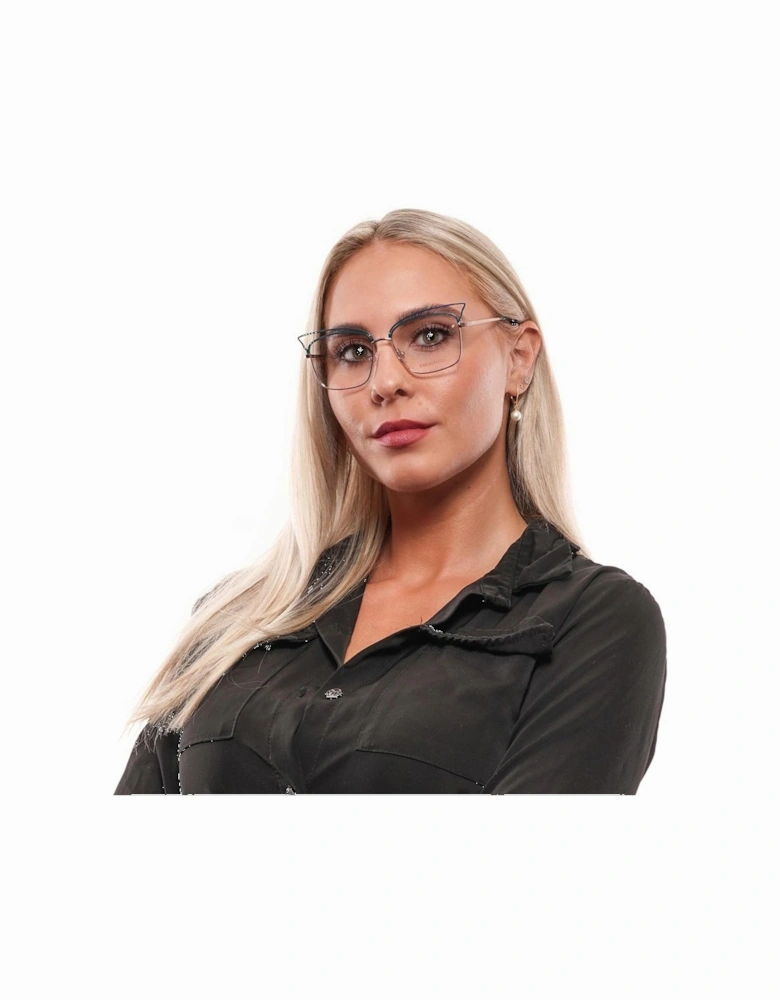Metal Full-Rim Cat-Eye Sunglasses Women - Turquoise Frames