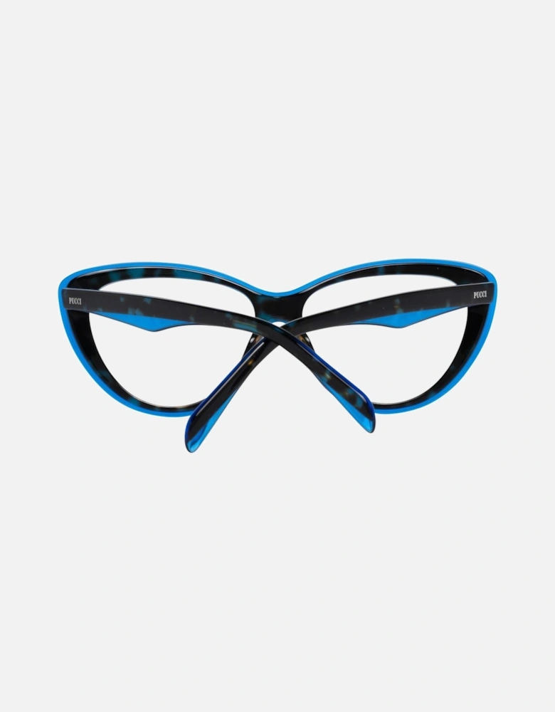 Full-Rim Plastic Frame Sunglasses Women - Blue
