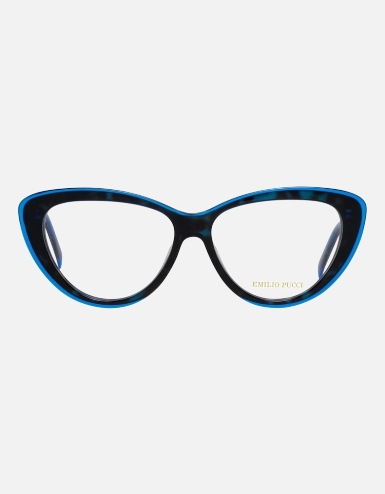 Full-Rim Plastic Frame Sunglasses Women - Blue