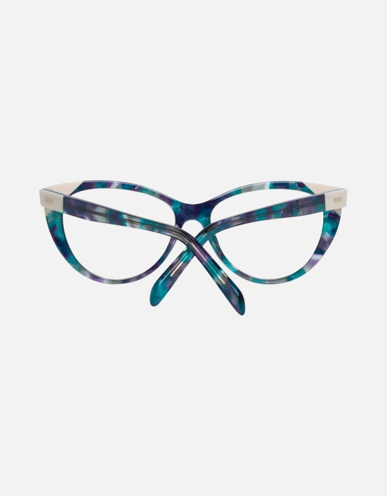 Full-Rim Multicolor Plastic Frame Sunglasses Women