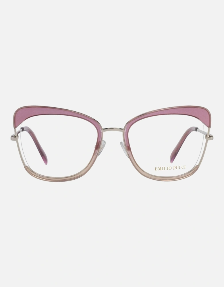 Butterfly Full-Rim Metal & Plastic Glasses Women - Pink Frames