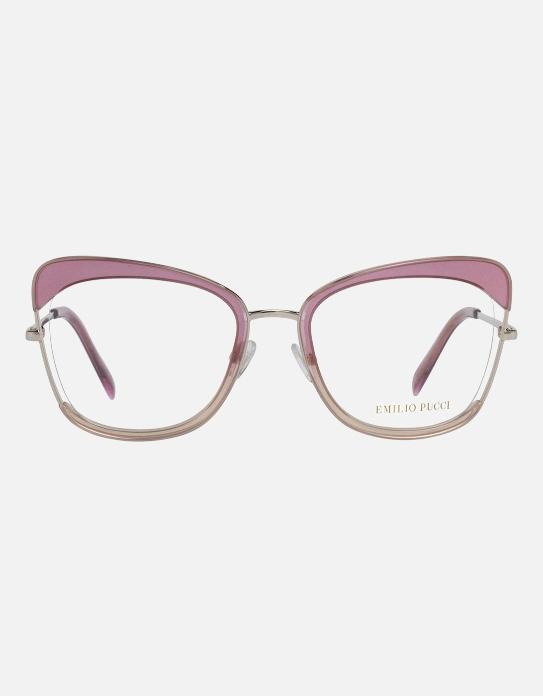 Butterfly Full-Rim Metal & Plastic Glasses Women - Pink Frames
