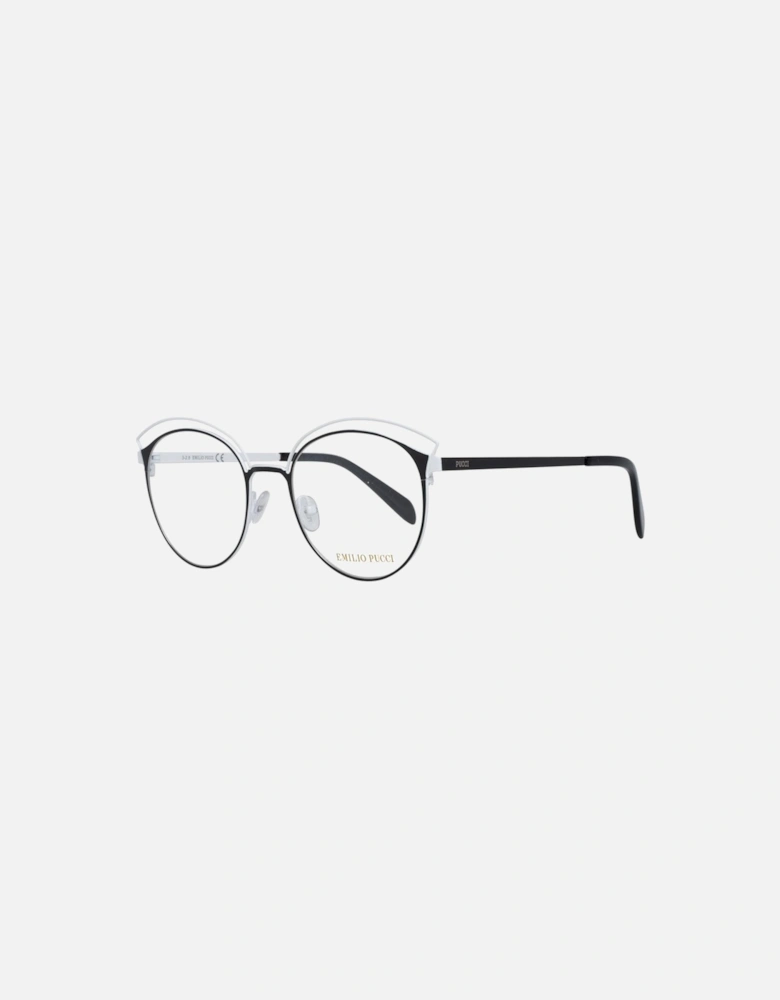 Full-Rim Metal Frame Glasses Women - Black