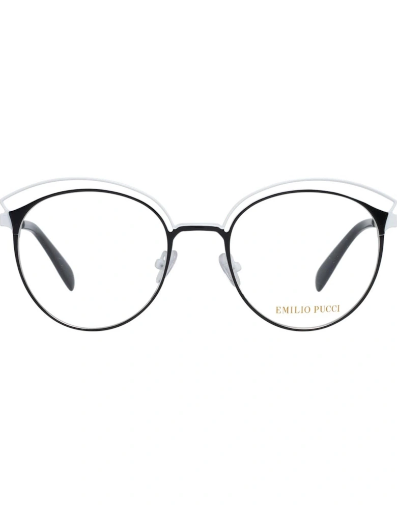 Full-Rim Metal Frame Glasses Women - Black