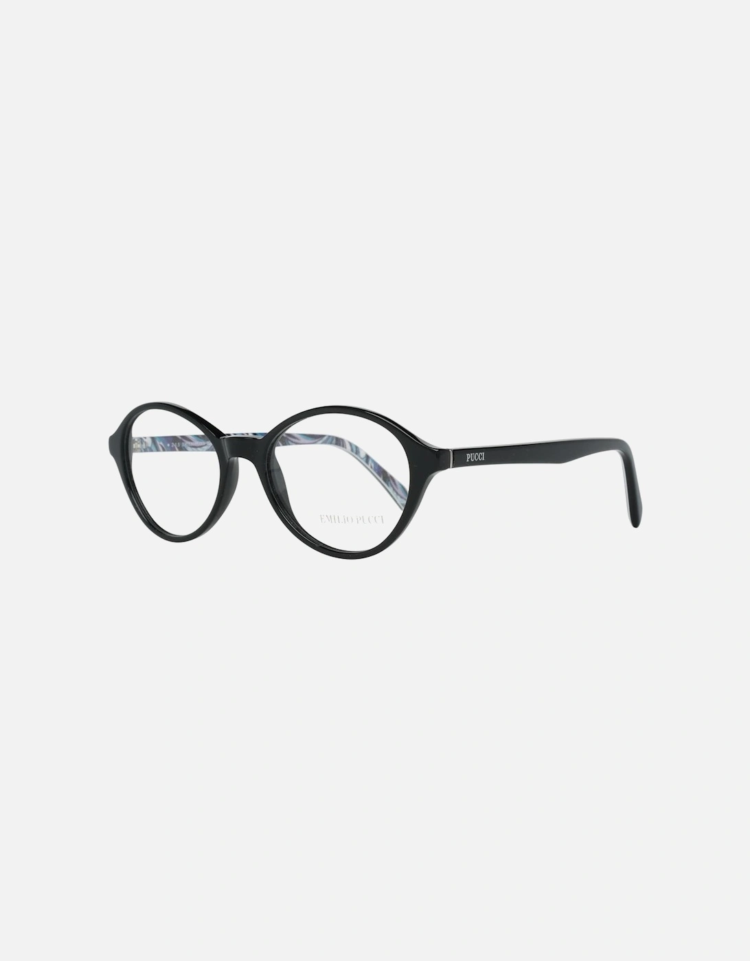 Full-Rim Oval Plastic Frame Glasses Women - Black, 5 of 4