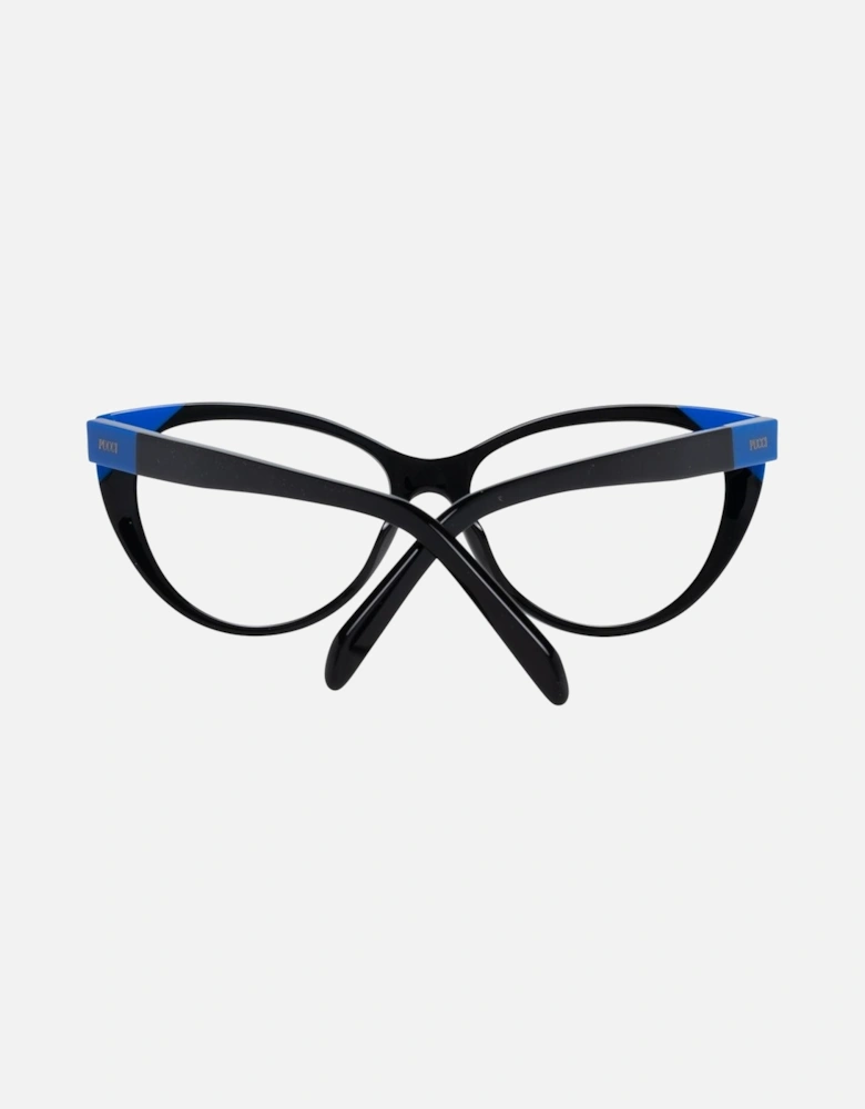 Full-Rim Plastic Frame Sunglasses with Branded Case Women - Black
