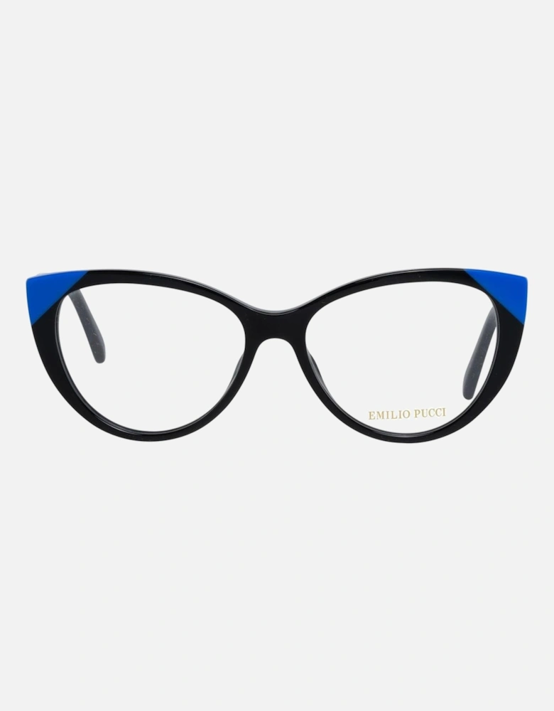 Full-Rim Plastic Frame Sunglasses with Branded Case Women - Black