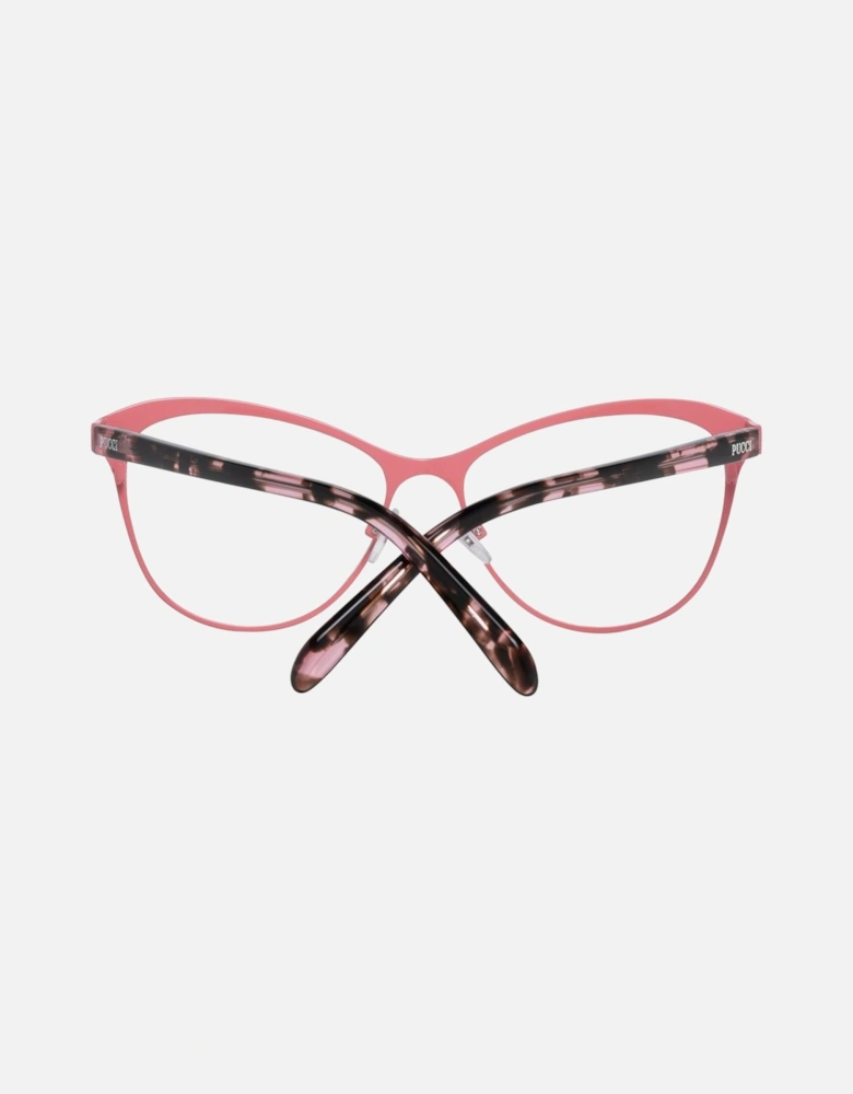 Metal Full-Rim Cat-Eye Sunglasses with Branded Case Women - Pink