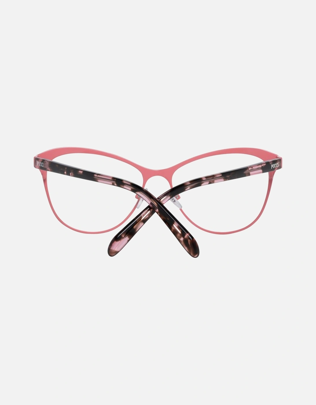 Metal Full-Rim Cat-Eye Sunglasses with Branded Case Women - Pink