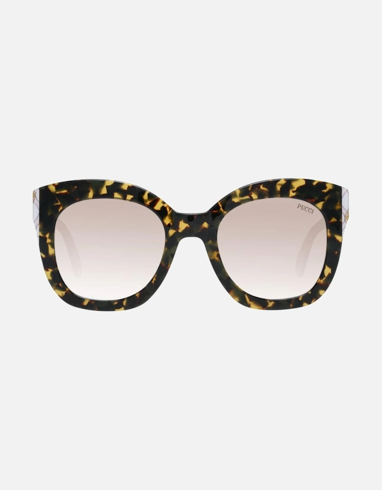 Gradient Square Plastic Frame Sunglasses Women - Multicolor