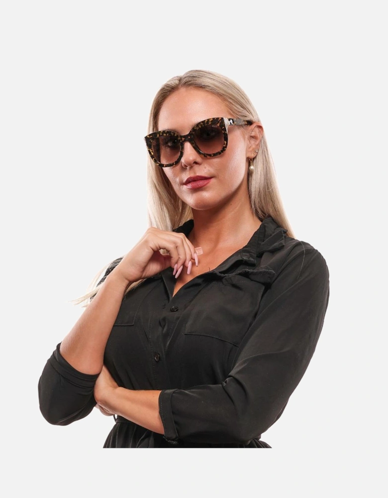 Gradient Square Plastic Frame Sunglasses Women - Multicolor