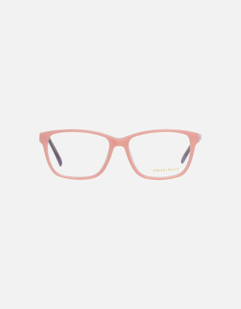 Rose Plastic Full-Rim Sunglasses with Spring Hinge Women - Pink Frames