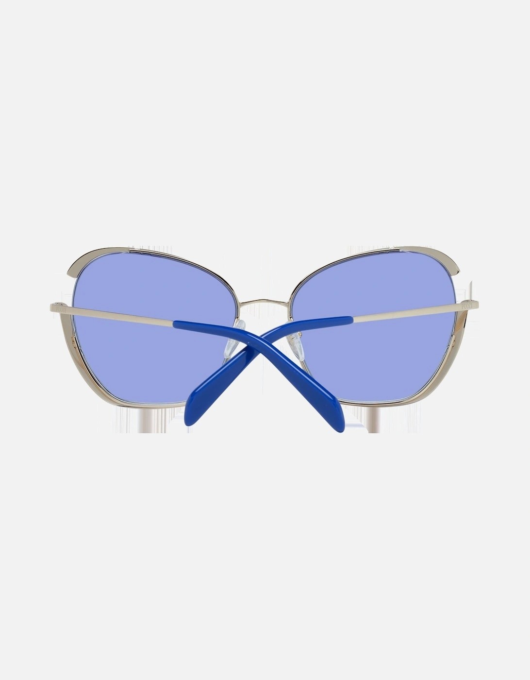 Butterfly Gradient Metal Frame Sunglasses Women - Gold