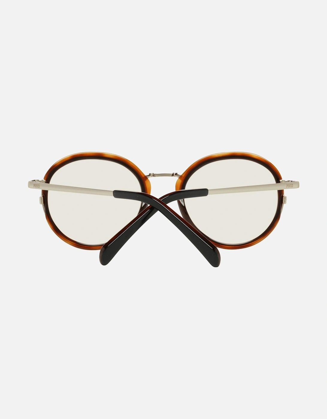 Round Metal and Plastic Frame Sunglasses with UV Protection Women -
