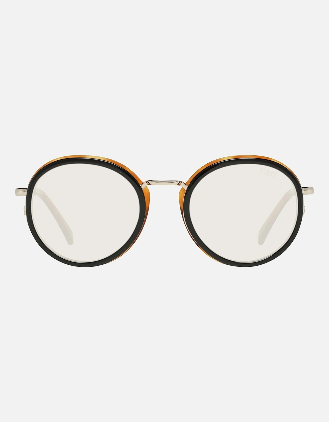 Round Metal and Plastic Frame Sunglasses with UV Protection Women -