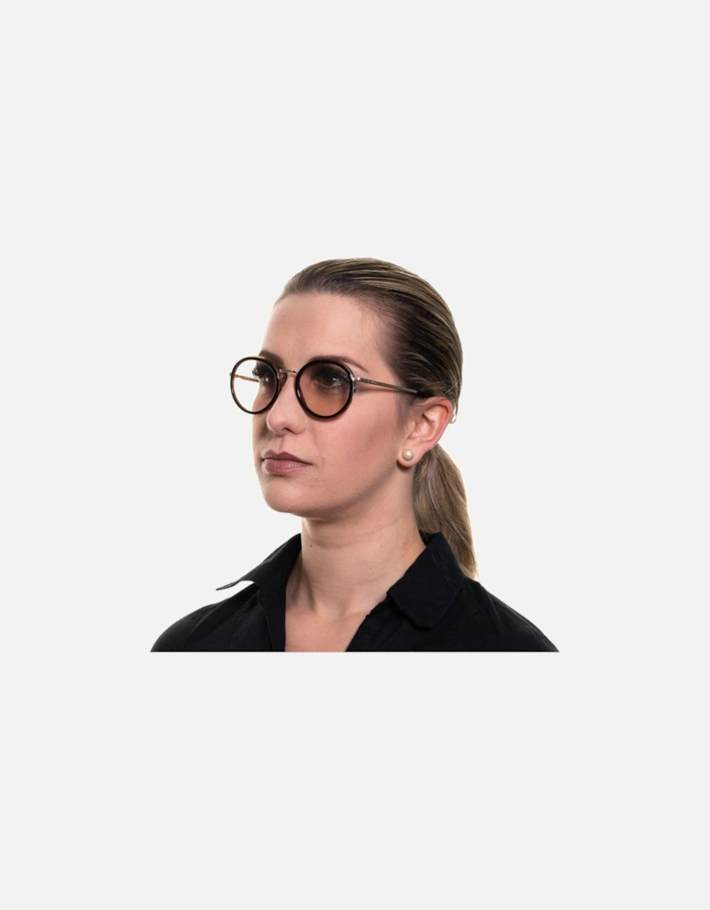 Round Metal and Plastic Frame Sunglasses with UV Protection Women -