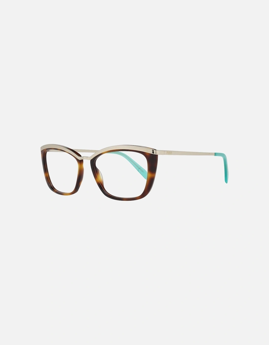 Full-Rim Metal & Plastic Frame Glasses Women - Brown, 5 of 4