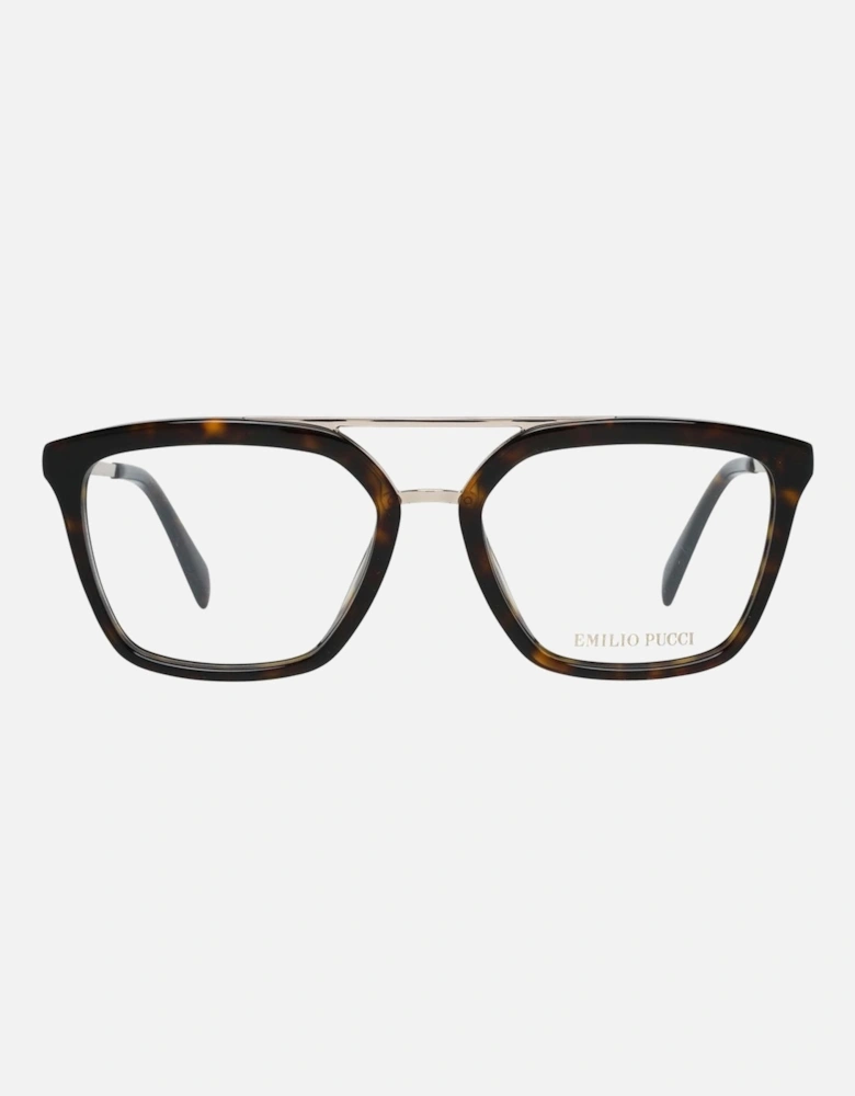Aviator Full-Rim Metal & Plastic Frame Glasses Women - Brown