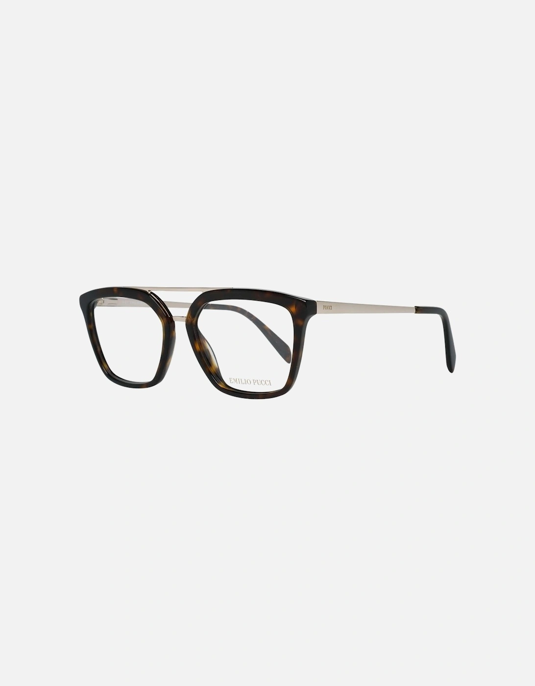 Aviator Full-Rim Metal & Plastic Frame Glasses Women - Brown, 4 of 3