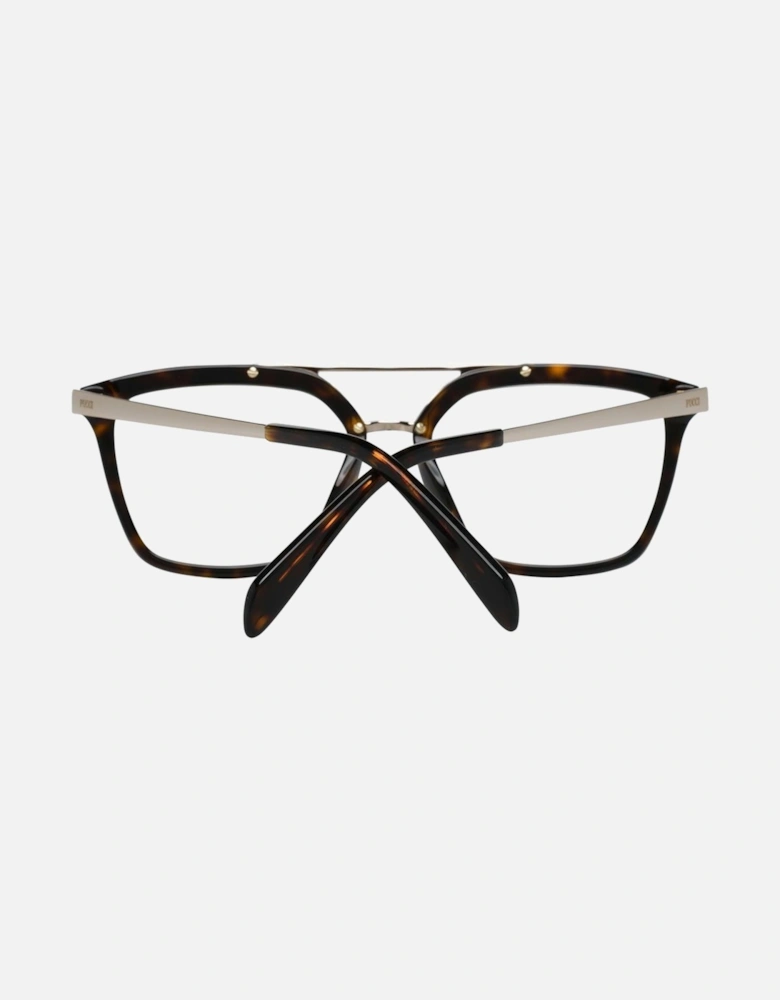 Aviator Full-Rim Metal & Plastic Frame Glasses Women - Brown
