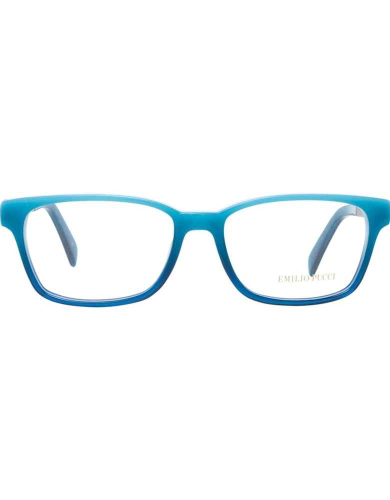 Full-Rim Rectangle Frame Glasses Women - Blue