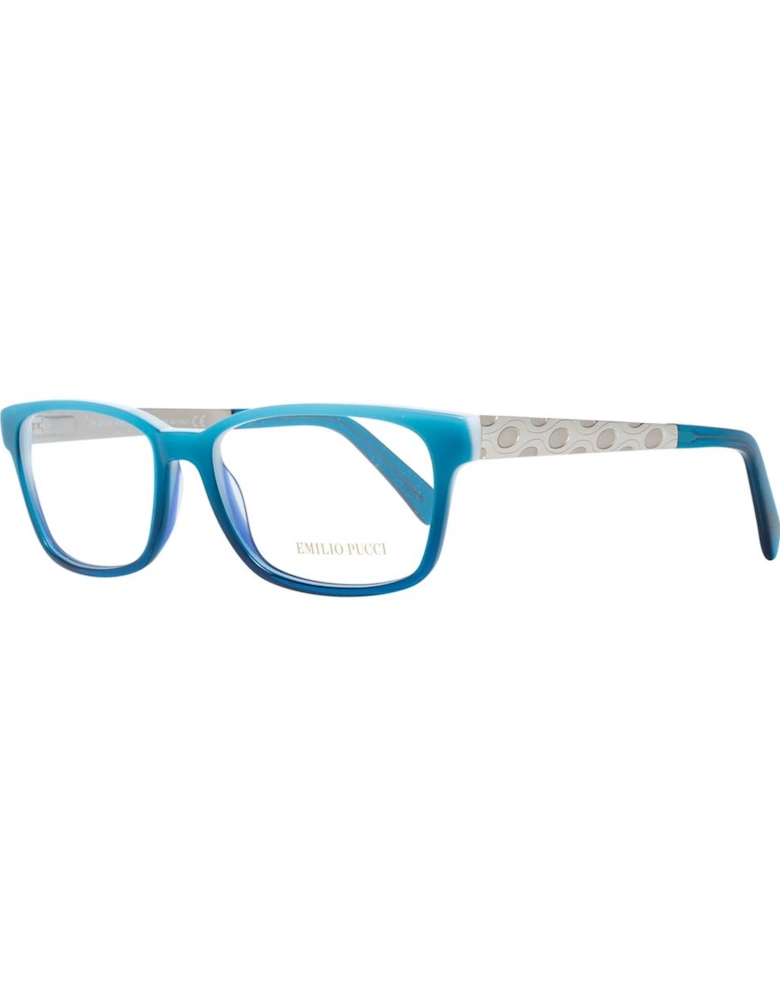 Full-Rim Rectangle Frame Glasses Women - Blue