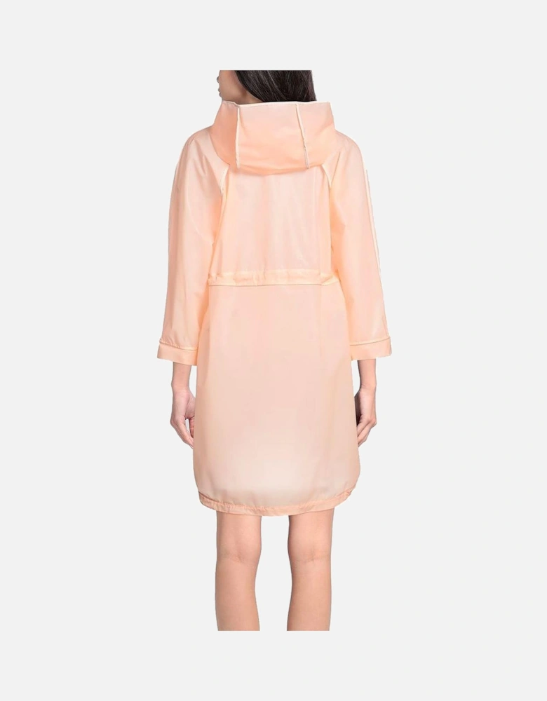 Hooded Raincoat Peach Style Women - Pink Jackets