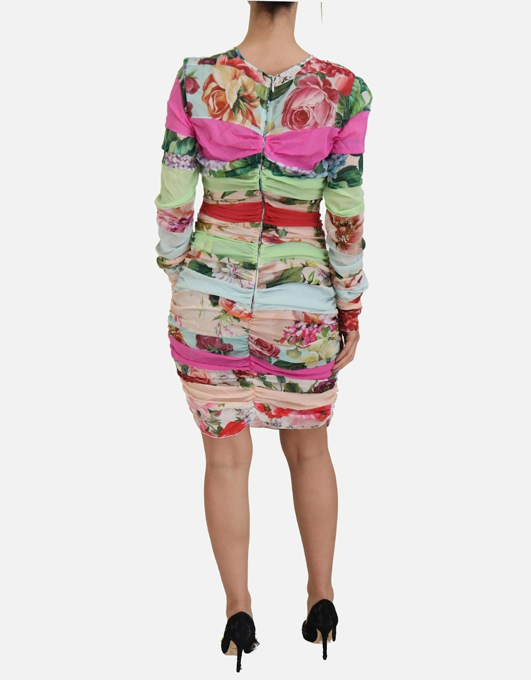 Floral Mini Dress Multicolor Women Dresses