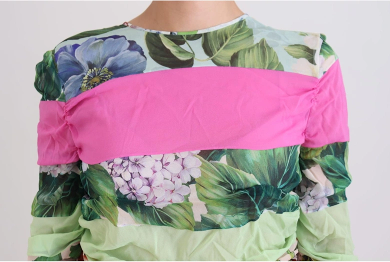 Floral Mini Dress Multicolor Women Dresses