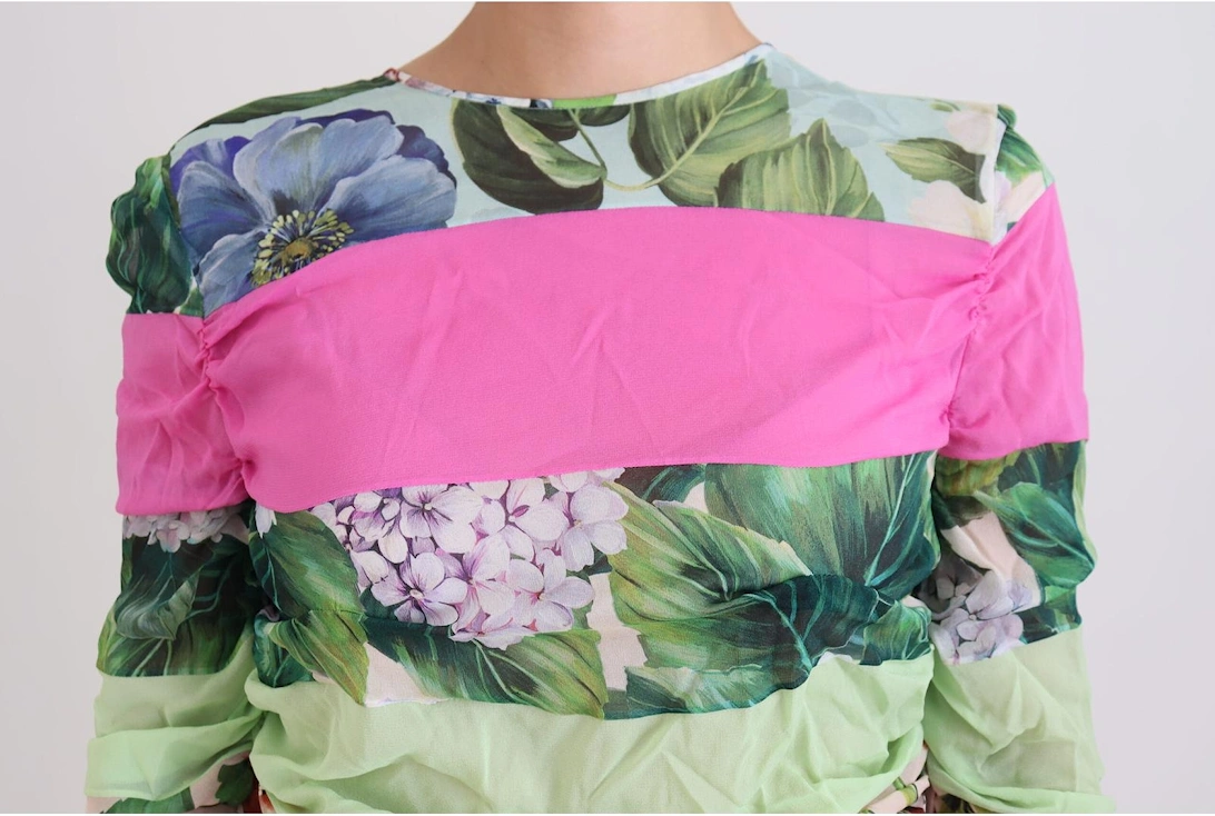 Floral Mini Dress Multicolor Women Dresses