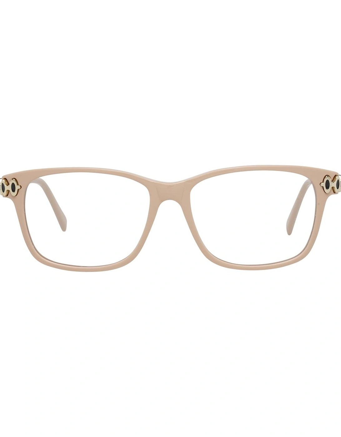 Full-Rim Rectangle Metal & Plastic Glasses Women - Pink Frames