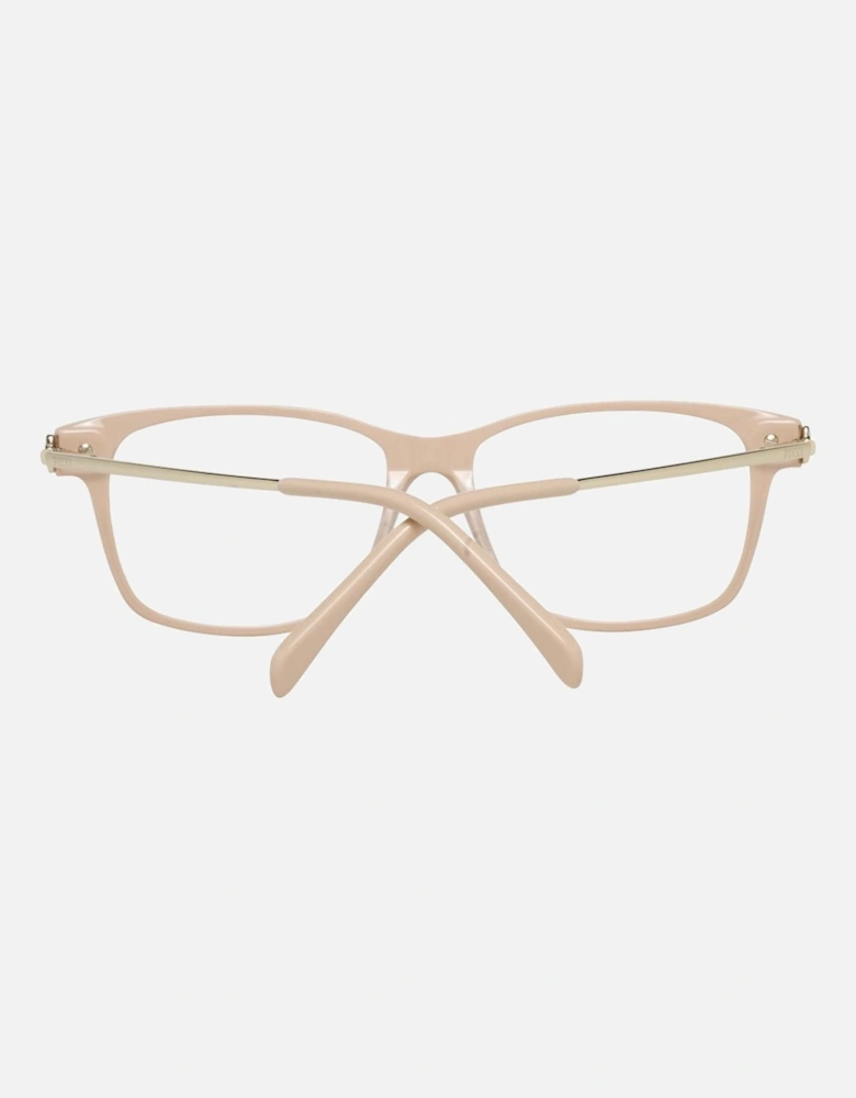 Full-Rim Rectangle Metal & Plastic Glasses Women - Pink Frames