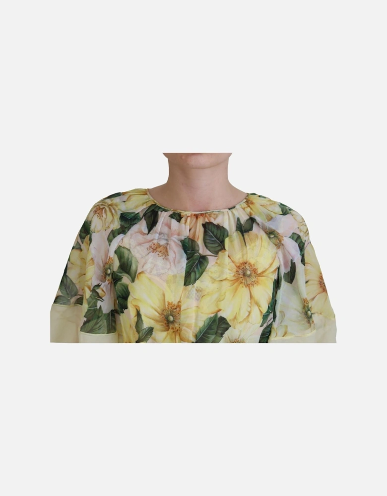 FloralPrint Silk Midi Dress Women - Multicolor Dresses