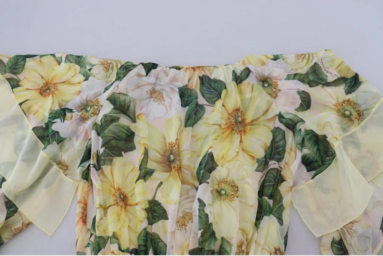 FloralPrint Silk Midi Dress Women - Multicolor Dresses