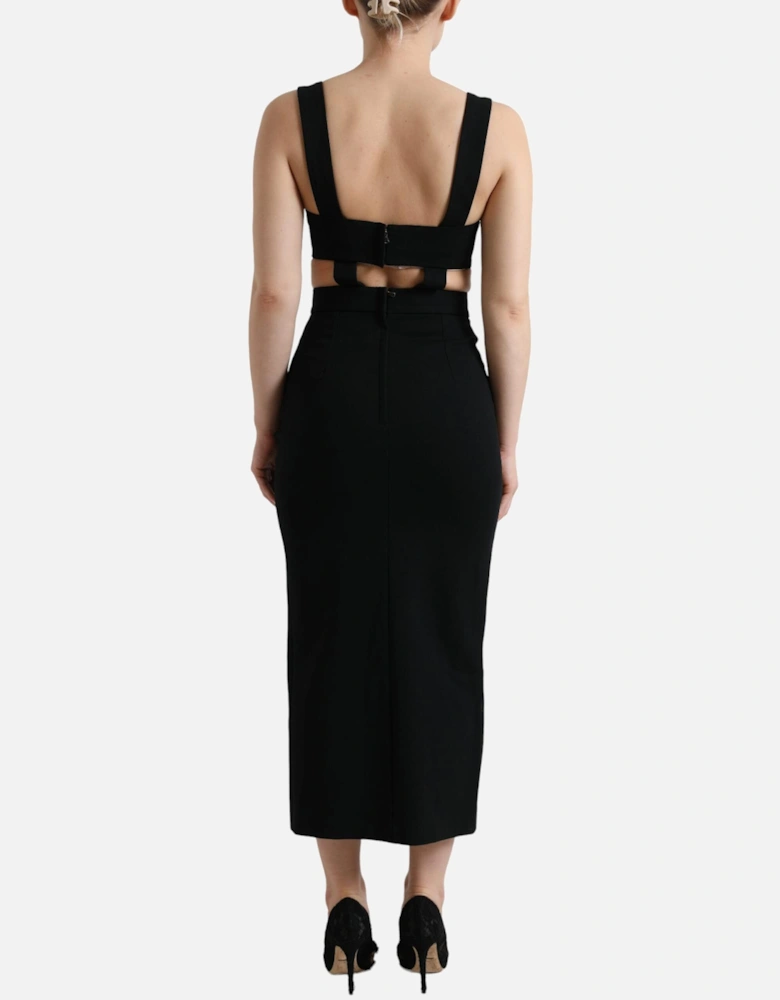 Cutout Midi Dress DR28934 Women - Black Dresses