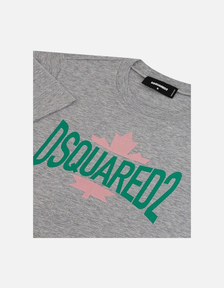 Gray Cotton Tee for Effortless Style Women T-Shirts