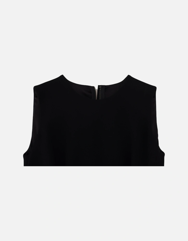 ALine Midi Dress Sleeveless Women - Black Dresses